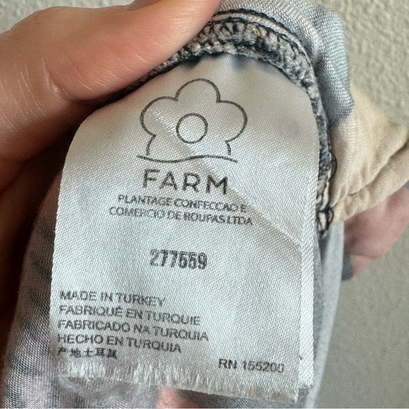 Farm Rio by Anthropologie Women's Large Printed Jellybean Joggers Boho Casual - Picture 7 of 16